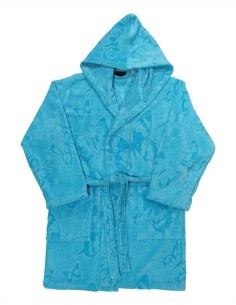 CARRARA ACCAPPATOIO CON CAPPUCCIO IN SPUGNA 100% COTONE -...