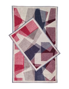 CARRARA SET 2 ASCIUGAMANI IN SPUGNA DI COTONE - WASHINGTON 2