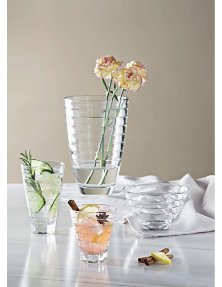 VIDIVI SET 6 BICCHIERI VINO 28 CL IN VETRO - BAGUETTE