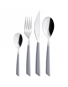 BUGATTI SERVIZIO POSATE 24 PEZZI IN ACCIAIO INOX - GRACE