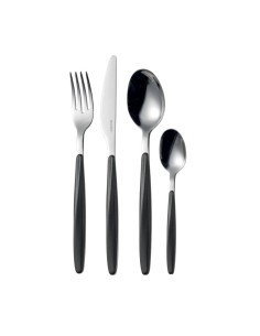 GUZZINI SERVIZIO POSATE 24 PEZZI IN ACCIAIO INOX - MY FUSION