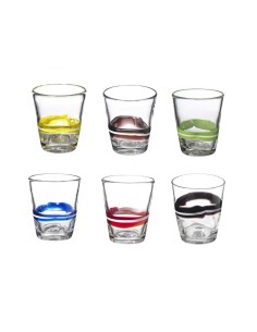 ONLYLUX SET 6 BICCHIERI ACQUA 25 CL IN VETRO - EOLO