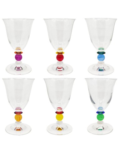 ONLYLUX SET 6 CALICI ACQUA 28 CL IN VETRO -...
