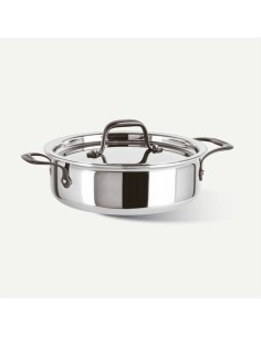 SAMBONET CASSERUOLA BASSA 2 MANIGLIE CON COPERCHIO - HOME...