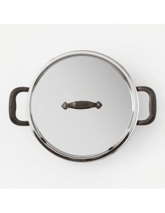 SAMBONET PENTOLA ALTA 2 MANIGLIE CON COPERCHIO - HOME CHEF 2