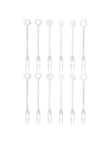 SAMBONET SET 12 FORCHETTINE APERITIVO IN...