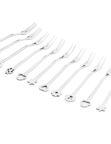 SAMBONET SET 12 FORCHETTINE APERITIVO IN...