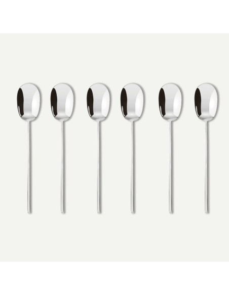 SAMBONET SET 6 CUCCHIAINI MOKA IN ACCIAIO INOX - 100