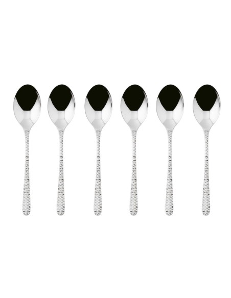 SAMBONET SET 6 CUCCHIAINI MOKA IN ACCIAIO INOX - VENEZIA 