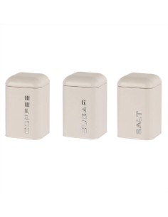 EVVIVA SET 3 BARATTOLI DA CUCINA H16 CM