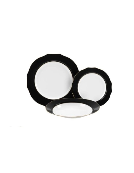 FADE SERVIZIO DI PIATTI 18 PEZZI IN PORCELLANA - VIVIENNE