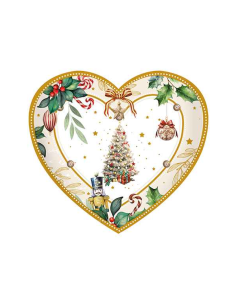 FADE SET 2 PIATTI CUORE 16 X 18 CM - ALYA 2