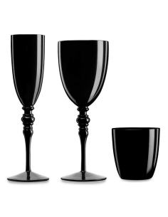 FADE SET 3 PEZZI, CALICE VINO + FLUTE + BICCHIERE BASSO -...