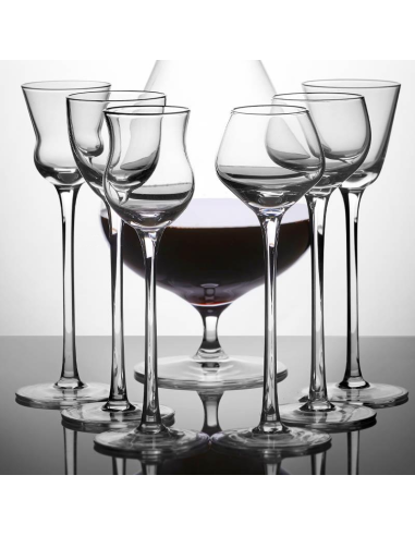 FADE SET 6 CALICI GRAPPA 6 CL IN VETRO - MARTHA...