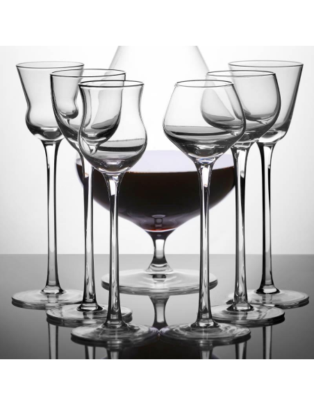 FADE SET 6 CALICI GRAPPA 6 CL IN VETRO - MARTHA 2.0