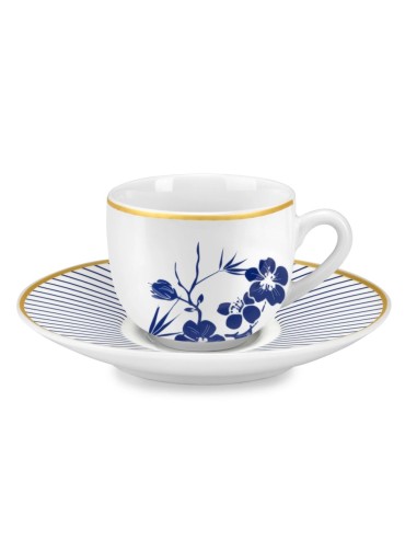 FADE SET 6 TAZZE CAFFÈ 100 ML CON PIATTINO IN...