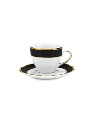 FADE SET 6 TAZZE CAFFÈ CON PIATTINO 90 ML IN...