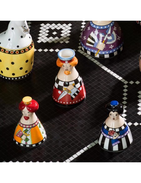 EGAN CAMPANELLA LA REGINA 7 X 10 CM IN CERAMICA - I GIRGENTI