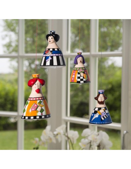 EGAN CAMPANELLA LA REGINA 7 X 10 CM IN CERAMICA - I GIRGENTI