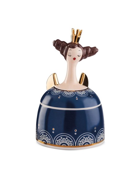 EGAN CONTENITORE LE REGINE 12 X 20 CM IN CERAMICA - LE PUPAZZE 