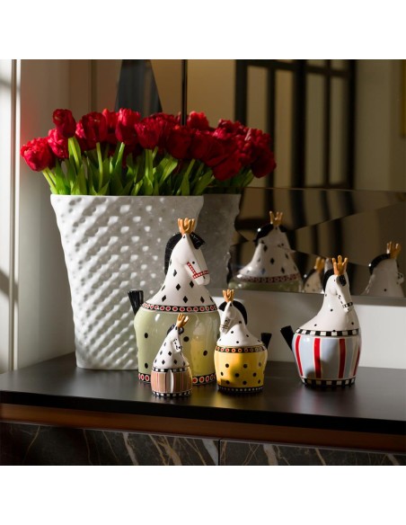 EGAN CONTENITORE CAVALLO 10 X 18 CM IN CERAMICA - I GIRGENTI 