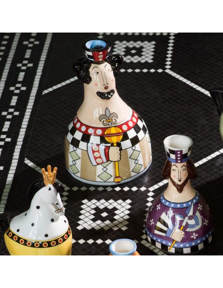 EGAN CONTENITORE RE 13 X 21 CM IN CERAMICA - I GIRGENTI 