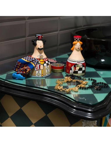 EGAN CONTENITORE RE 13 X 21 CM IN CERAMICA - I...