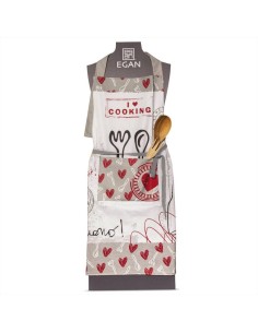 EGAN GREMBIULE DA CUCINA 60 X 88 CM IN COTONE - SALE E PEPE