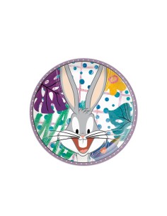 EGAN PIATTO DOLCE BUGS BUNNY Ø 19 CM IN PORCELLANA -...