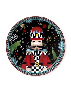 EGAN PIATTO PANETTONE NATALIZIO Ø 31 CM IN PORCELLANA