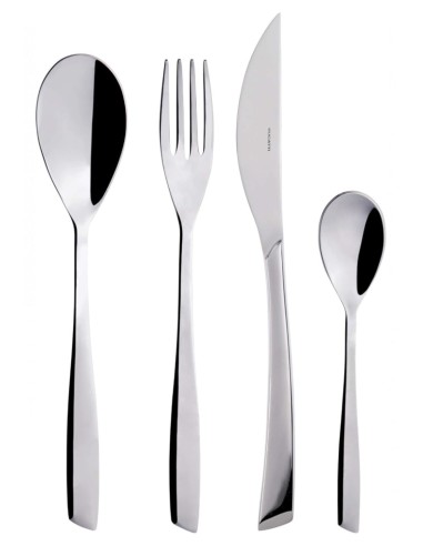 BUGATTI SERVIZIO POSATE 24 PEZZI IN ACCIAIO...