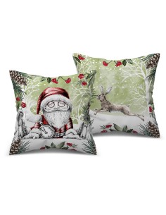 EGAN SET 2 CUSCINI D'ARREDO 40 X 40 CM NATALIZI 2