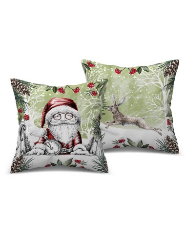 EGAN SET 2 CUSCINI D'ARREDO 40 X 40 CM NATALIZI