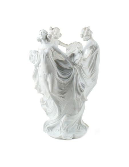 RICHARD GINORI VASO FIORIERA H.39 CM IN PORCELLANA - TRE GRAZIE