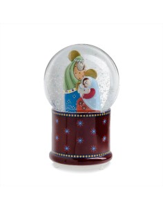 EGAN CARILLON MINI PALLA DI NEVE NATALIZIA 10X16 CM IN...