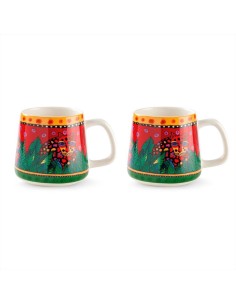 EGAN SET 2 TAZZE MUG 36 CL IN PORCELLANA - LAUREL BURCH...