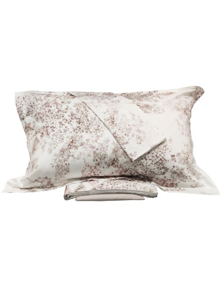 DEA COMPLETO LENZUOLA-COPRILETTO MATRIMONIALE RASO - GLICINE