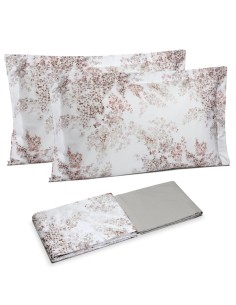 DEA COMPLETO LENZUOLA-COPRILETTO MATRIMONIALE RASO - GLICINE 2