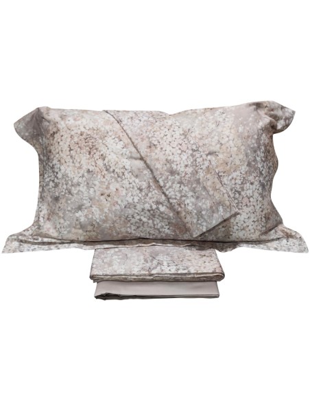 DEA COMPLETO LENZUOLA-COPRILETTO MATRIMONIALE RASO - GLICINE