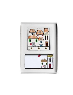 EGAN SET 2 STROFINACCI IN COTONE + APPENDINO IN CERAMICA...