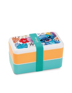 EGAN SET LUNCH BOX 18 X 10 CM - STITCH