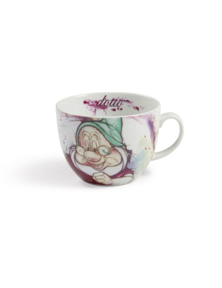 EGAN TAZZA COLAZIONE 500 ML IN PORCELLANA DOTTO - 7 NANI