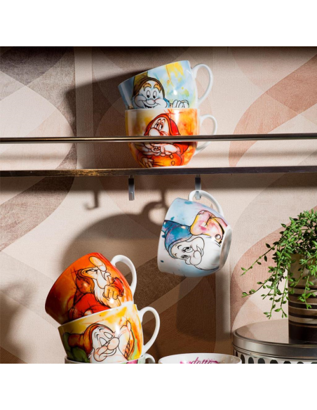 EGAN TAZZA COLAZIONE 500ML IN PORCELLANA EOLO - 7 NANI