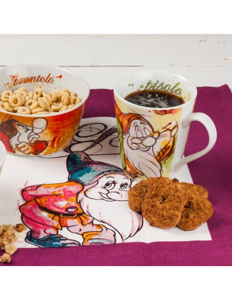 EGAN TAZZA MUG 380 ML IN PORCELLANA PISOLO - 7 NANI