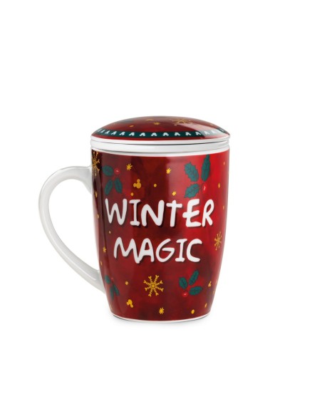 EGAN TAZZA TISANIERA 430 ML IN PORCELLANA - WINTER MAGIC