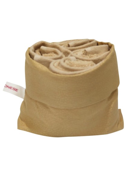 BORBONESE CESTINO 4 LAVETTE IN SPUGNA 100% COTONE - BORBONISSIMA