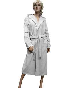 BORBONESE ACCAPPATOIO CON CAPPUCCIO IN SPUGNA 100% COTONE...