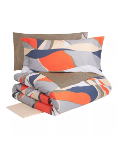 BORBONESE COMPLETO COPRIPIUMINO MATRIMONIALE DOUBLE FACE...