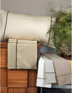 BORBONESE COMPLETO LENZUOLA MATRIMONIALE IN RASO 100%...