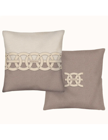 BORBONESE CUSCINO ARREDO DOBULE FACE 45 X 45 CM...